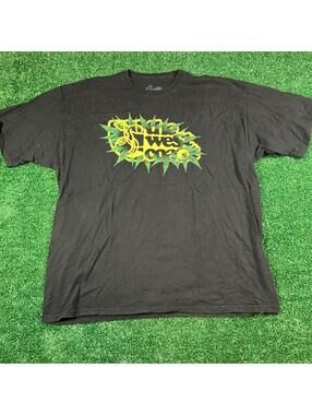 Y2K skate needless the West coast 420 Black shirt skater skateboarding Americana